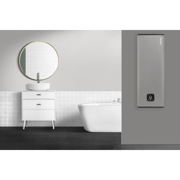 Бойлер 80 літрів Atlantic Vertigo Steatite WI-FI 100 ES-MP0802 F220-S WD 2250W Silver, фото 4