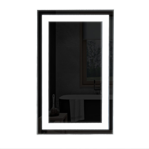 Зеркало в ванную с подсветкой Unio MRR-01 SQR-AA 50х80 см, фото 2