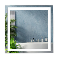 Зеркало в ванную с подсветкой Unio MRR-01 SQR-AA 80х80 см