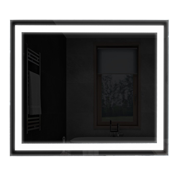 Дзеркало у ванну з підсвіткою Unio MRR-05 SQR-AA 100х80 см, фото 2