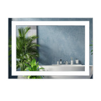 Зеркало в ванную с подсветкой Unio MRR-05 SQR-AA 100х80 см