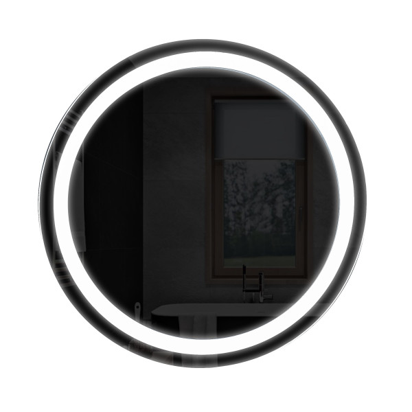 Дзеркало у ванну з підсвіткою Unio MRR-09 RND 70х70 см, фото 3