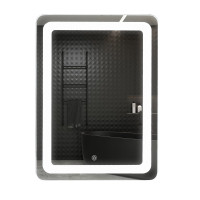 Зеркало в ванную с подсветкой и сенсором Unio MRR-04 SQR-RA-S 60х80 см