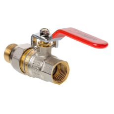 Кран шаровый 1/2" Iger PN40 15 со сгоном ручка НВ