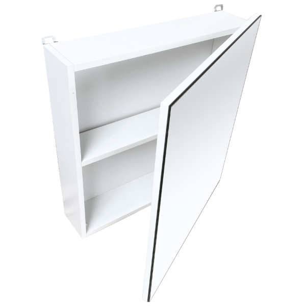 Дзеркало у ванну GT home 60х65 см суцільне з шафкою, фото 2