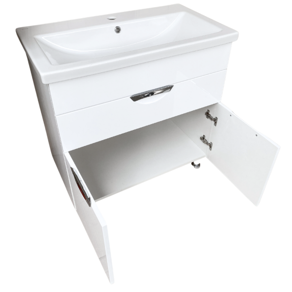 Тумба в ванную без умывальника GT home Венеция Т-7 80 см (Комо), фото 2