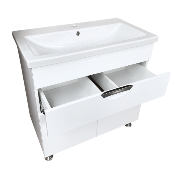 Тумба в ванную без умывальника GT home Венеция Т-7 80 см (Комо), фото 3