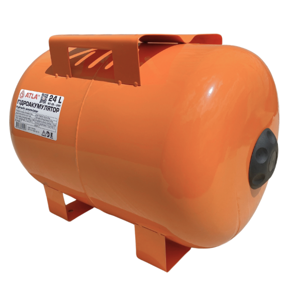 Гідроакумулятор 24 літри Atla сталь помаранчевий, фото 3