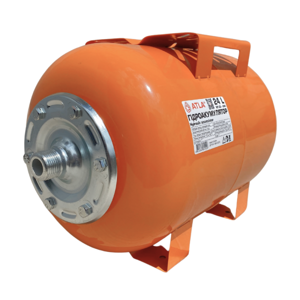 Гідроакумулятор 24 літри Atla сталь помаранчевий, фото 2