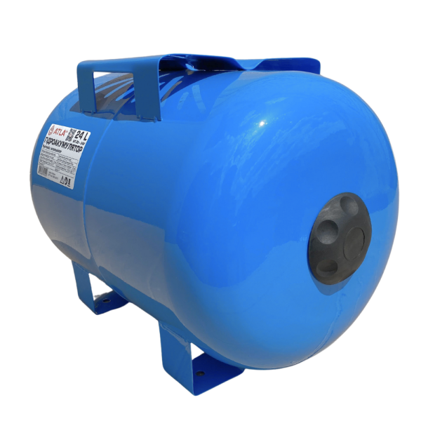 Гідроакумулятор 24 літри Atla сталь синій, фото 4