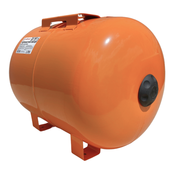Гідроакумулятор 50 літрів Atla сталь помаранчевий, фото 3