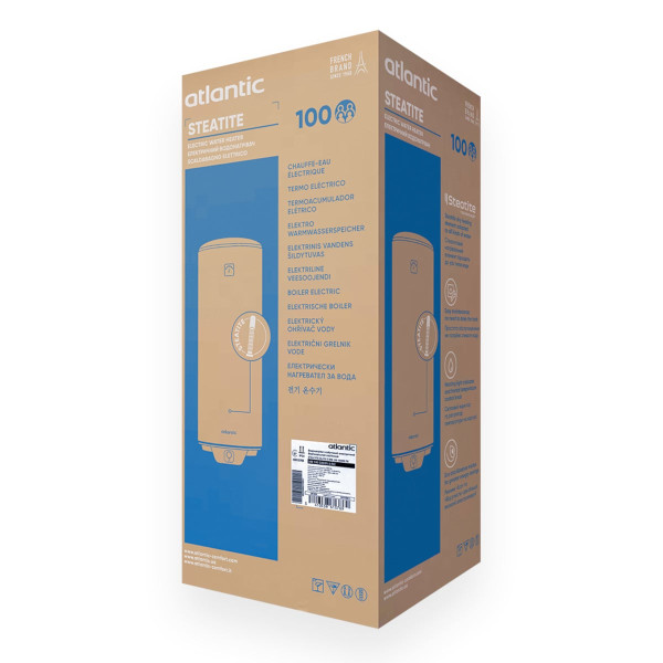 Бойлер 100 літрів Atlantic Steatite Elite VM 100 D400S-2-BC 1500W, фото 8