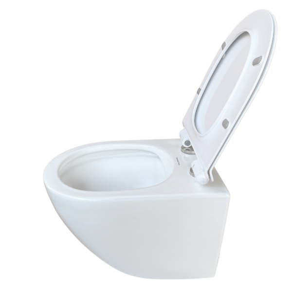 Унітаз підвісний безобідковий Keramika Nova W102, фото 3