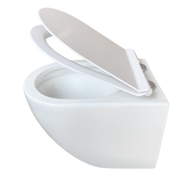 Унітаз підвісний безобідковий Keramika Nova W102, фото 4