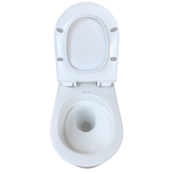 Унітаз підвісний безобідковий Keramika Nova W106, фото 8