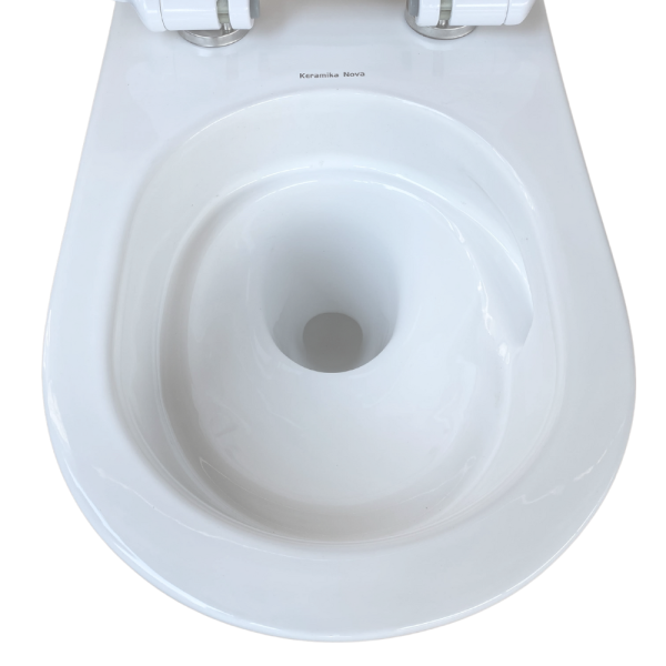 Унітаз підвісний безобідковий Keramika Nova W106, фото 9