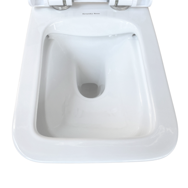 Унітаз підвісний безобідковий Keramika Nova W109, фото 8