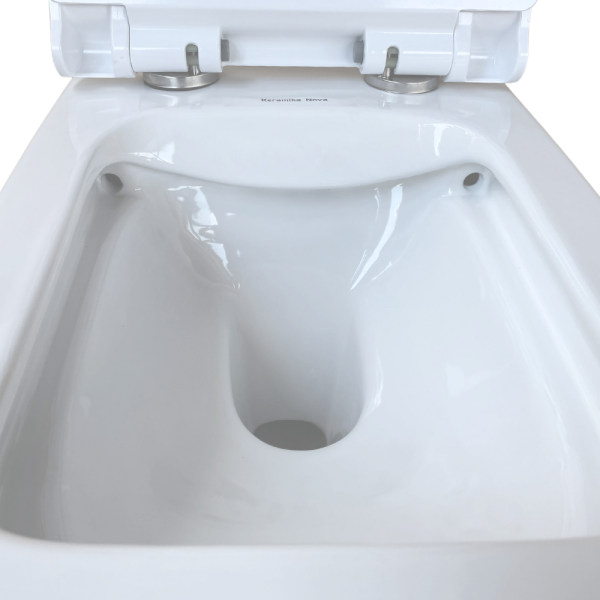Унітаз підвісний безобідковий Keramika Nova W109, фото 9