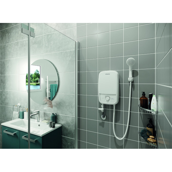 Проточний водонагрівач для душу Atlantic Tempo Lite IECI-SW2P55 SP 5.5 kW, фото 7