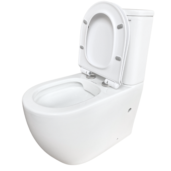 Унітаз безобідковий з бачком Keramika Nova C610 (уцінка), фото 6