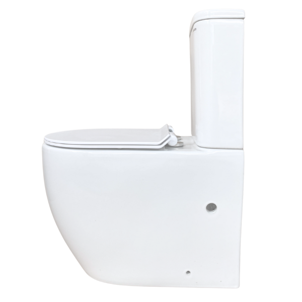 Унітаз безобідковий з бачком Keramika Nova C610 (уцінка), фото 3