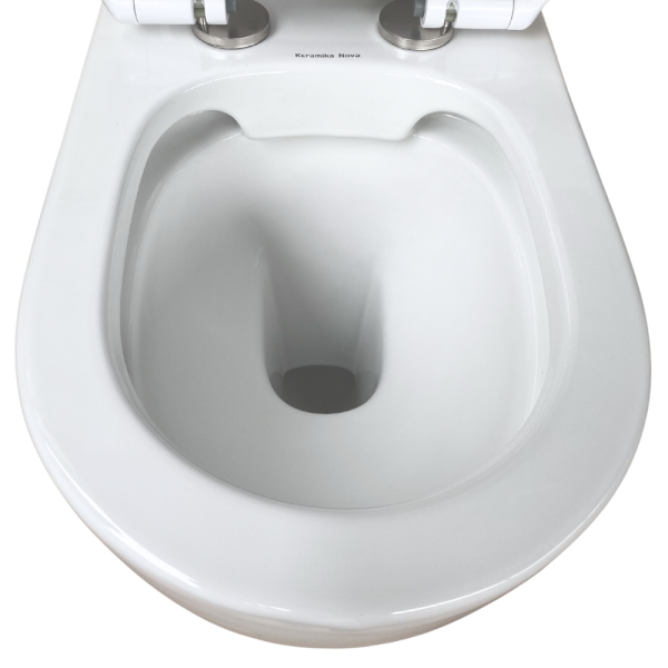 Унітаз безобідковий з бачком Keramika Nova C610 (уцінка), фото 8