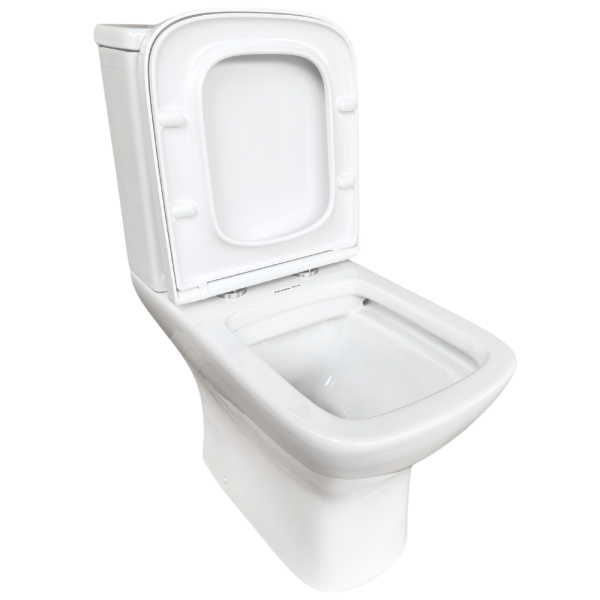 Унітаз безобідковий з бачком Keramika Nova C603, фото 3