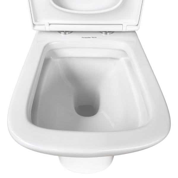 Унітаз безобідковий з бачком Keramika Nova C603, фото 9