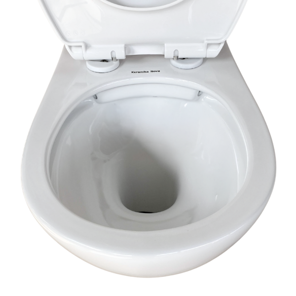 Унітаз підвісний безобідковий Keramika Nova W105, фото 7