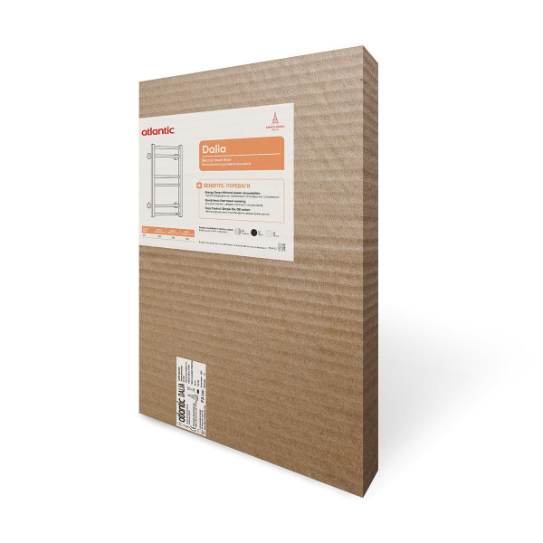 Рушникосушка електрична Atlantic Dalia хром праве підключення, фото 7