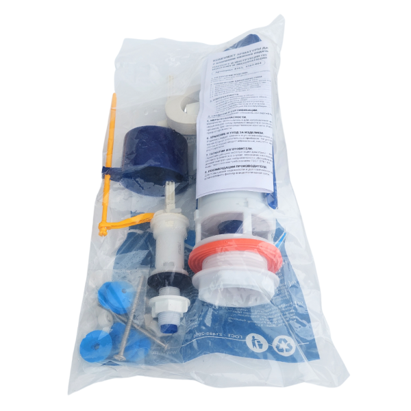 Арматура для унітазу нижнє підведення 1/2 Nova 4163, фото 4