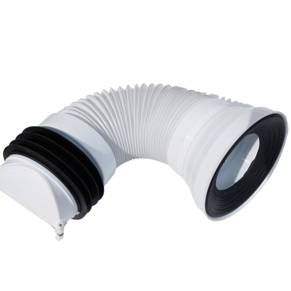 Гофра для унітазу 200-350 мм зі зворотним клапаном Nova 7172, фото 2