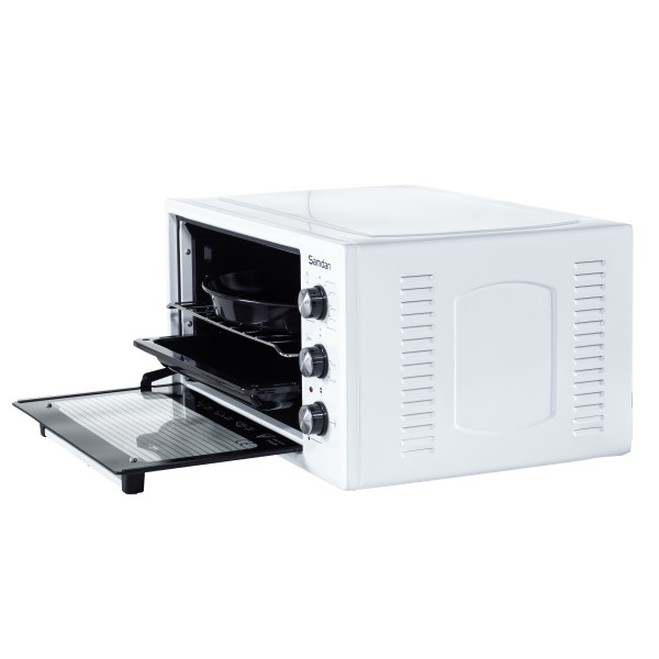Духовка електрична Samdan 2003 Біла 48 літрів, фото 2