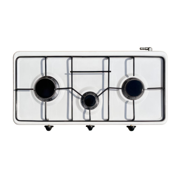 Плита газова настільна 3 конфорки Borgio 1930W, фото 2