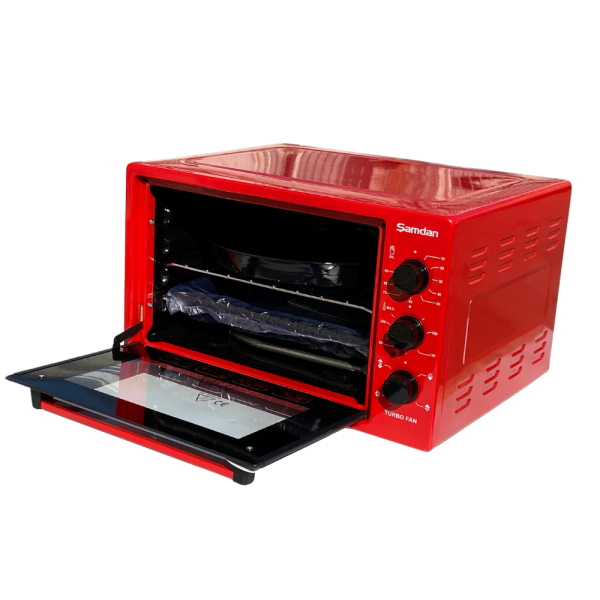 Духовка електрична Samdan 2013 Червона 36 літрів, фото 3