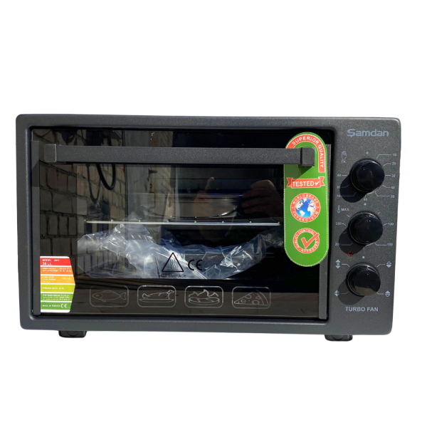 Духовка електрична Samdan 2013 Чорна 36 літрів, фото 2