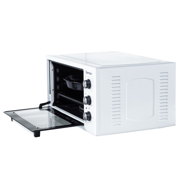 Духовка електрична Samdan 2003 Біла 48 літрів, фото 3