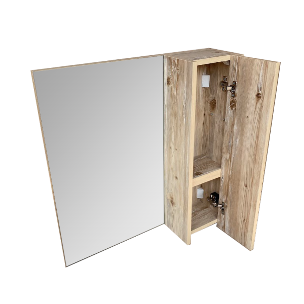 Дзеркало у ванну GT home Лофт 60 см праве нордік, фото 2