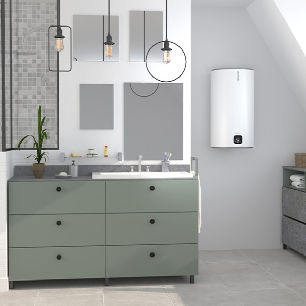 Бойлер 80 літрів Atlantic Steatite Genius VM 080 D400S-3E-C 1800W, фото 6