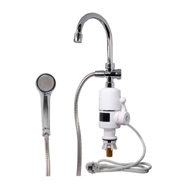 Проточний водонагрівач з душем Britc HY30-05XY білий, фото 2