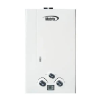 Газовая колонка Matrix White H86