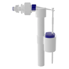 Впускний клапан для унітазу бічне підведення пластик 1/2" Nova 7023