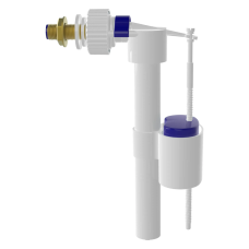 Впускний клапан для унітазу бічне підведення латунь 3/8" Nova 7024