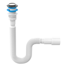 Сифон для умивальника click-clack 750 мм Nova 1200