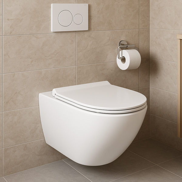 Унітаз підвісний безобідковий Keramika Nova W102, фото 8