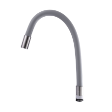 Гнучкий вилив для змішувача 1/2" сірий/сталь Globus Lux