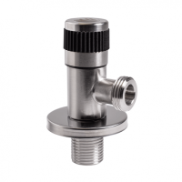 Кран угловой сантехнический 1/2"х1/2" HydroTherm M3 RS