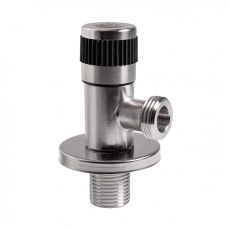 Кран угловой сантехнический 1/2"х1/2" HydroTherm M3 RS