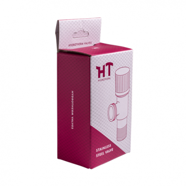 Кран угловой сантехнический 1/2"х3/4" HydroTherm M3 RS, фото 3