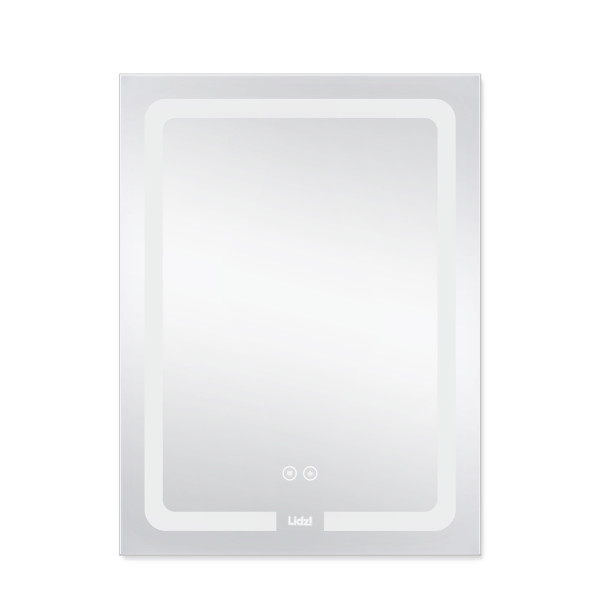 Дзеркало у ванну з підсвіткою, антизапотіванням, димером Lidz Kubis 60х80 см (LD78LF9376080), фото 2